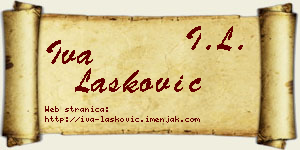Iva Lasković vizit kartica